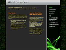 Tablet Screenshot of globalgamegear.com